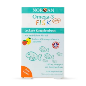 NORSAN Omega-3 FISK Jelly, 45 ζελεδάκια για παιδιά άνω των τριών ετων