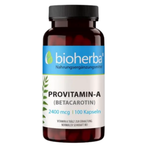 Bioherba Provitamin Α (Προβιταμίνη Α β-καροτένιο) 2400 mcg 100 κάψουλες